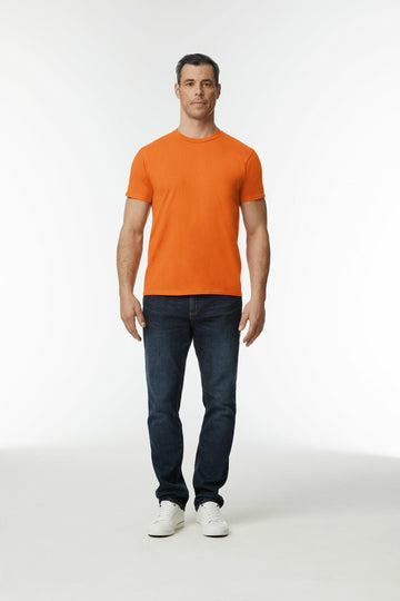 Gildan Softstyle Midweight Adult T-Shirt Safety Orange